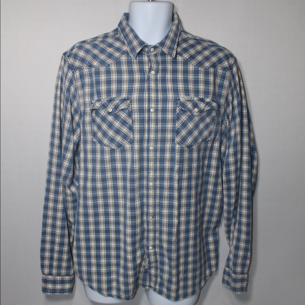Los Angeles Third & Army Laundered Shirt Plaid XL